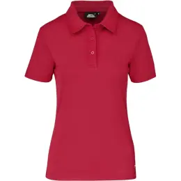 Ladies Riviera Golf Shirt Red